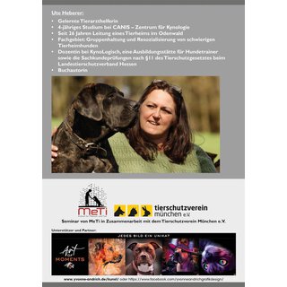 Beobachten &ndash; Einschätzen &ndash; Eingreifen Seminar Ute Heberer 10.10.20 Samstag AKTIV mit Hund