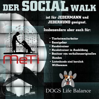 SOCIAL WALK - gemeinsam unterwegs, ein ruhiges Miteinander - mit dem Thema Leinenmanagement